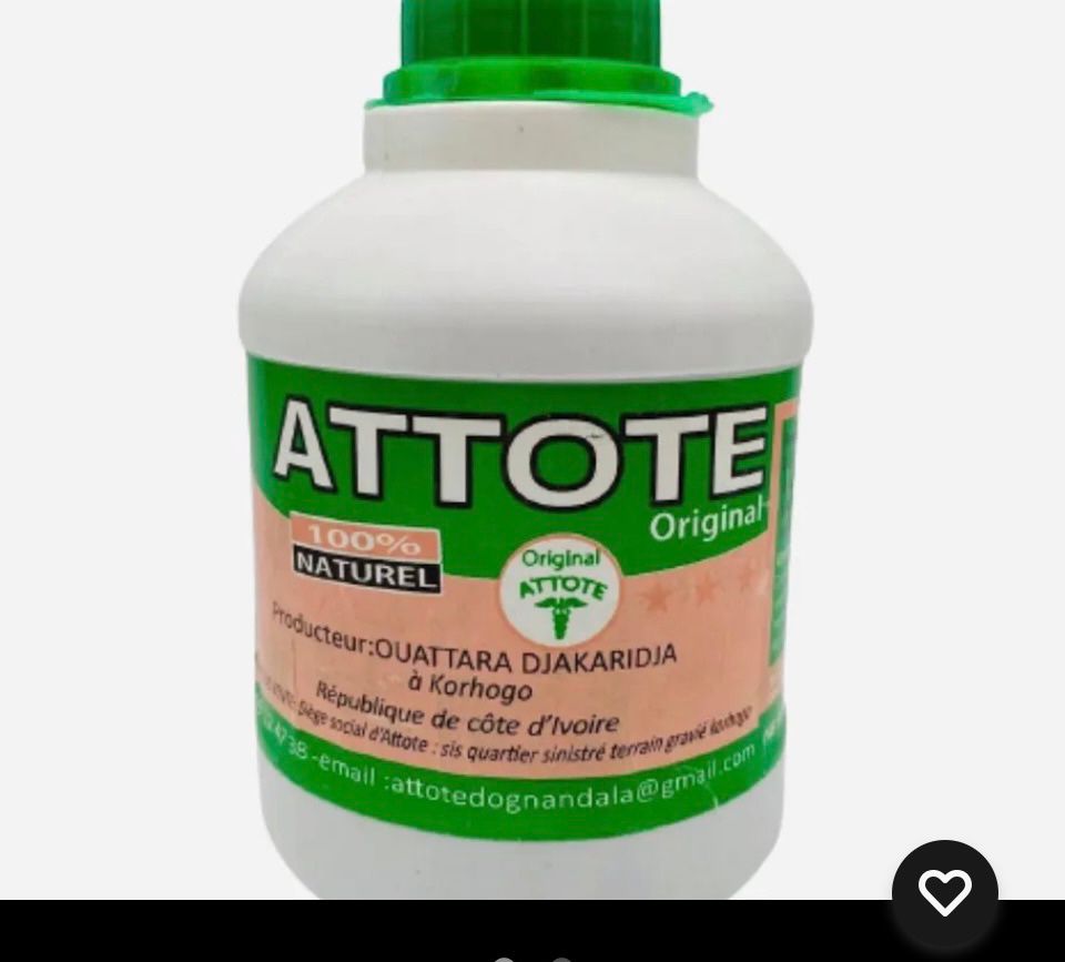 Original ATTOTE 100% Natural Herbal | Mixture For Men Hard Rock Strength| Ivory Coast