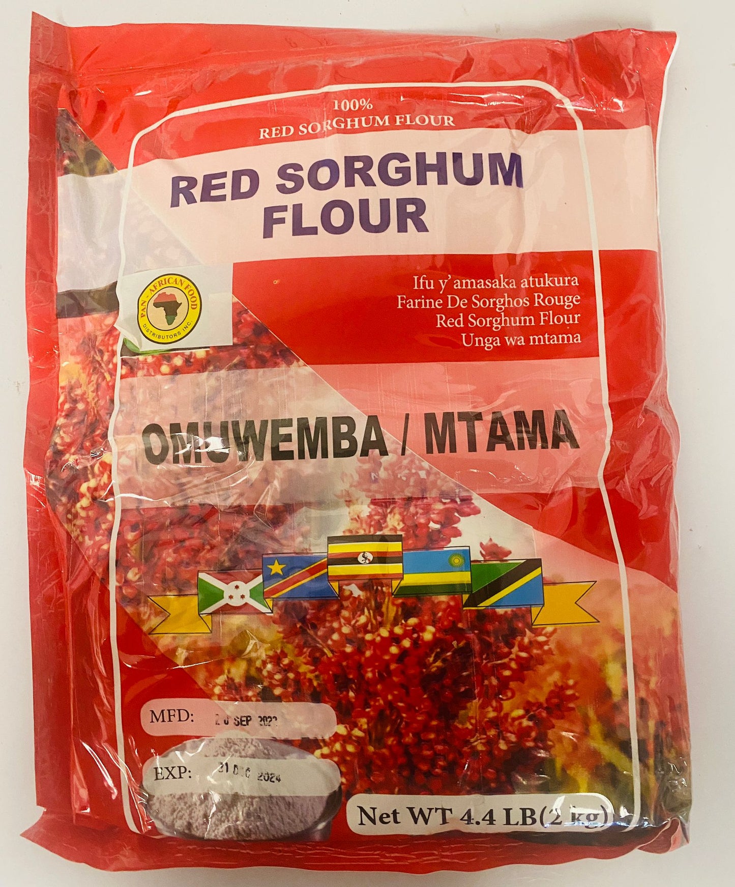 Red Sorghum Flour | Ifu y' amasaka 2kg